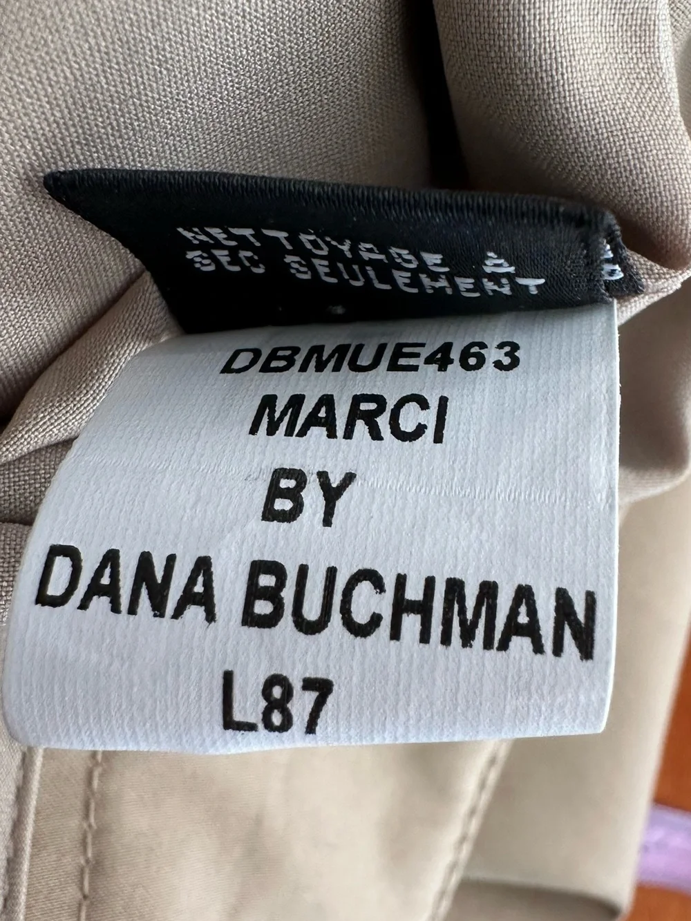 Dana Buchman New With Tags Marci Khaki Pants Lined Size 8